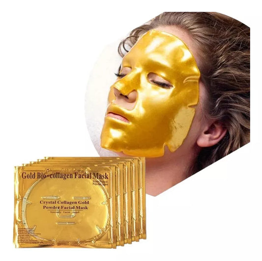 Mascarilla Facial de Colágeno de Oro